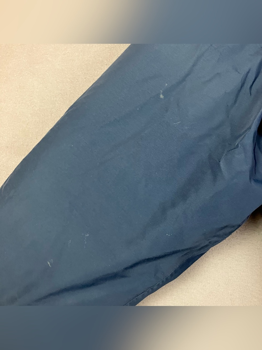 LL Bean Maine Wardens Parka Goose Down Gore Tex Jacket Men Small Blue Zip Button - Picture 12 of 16
